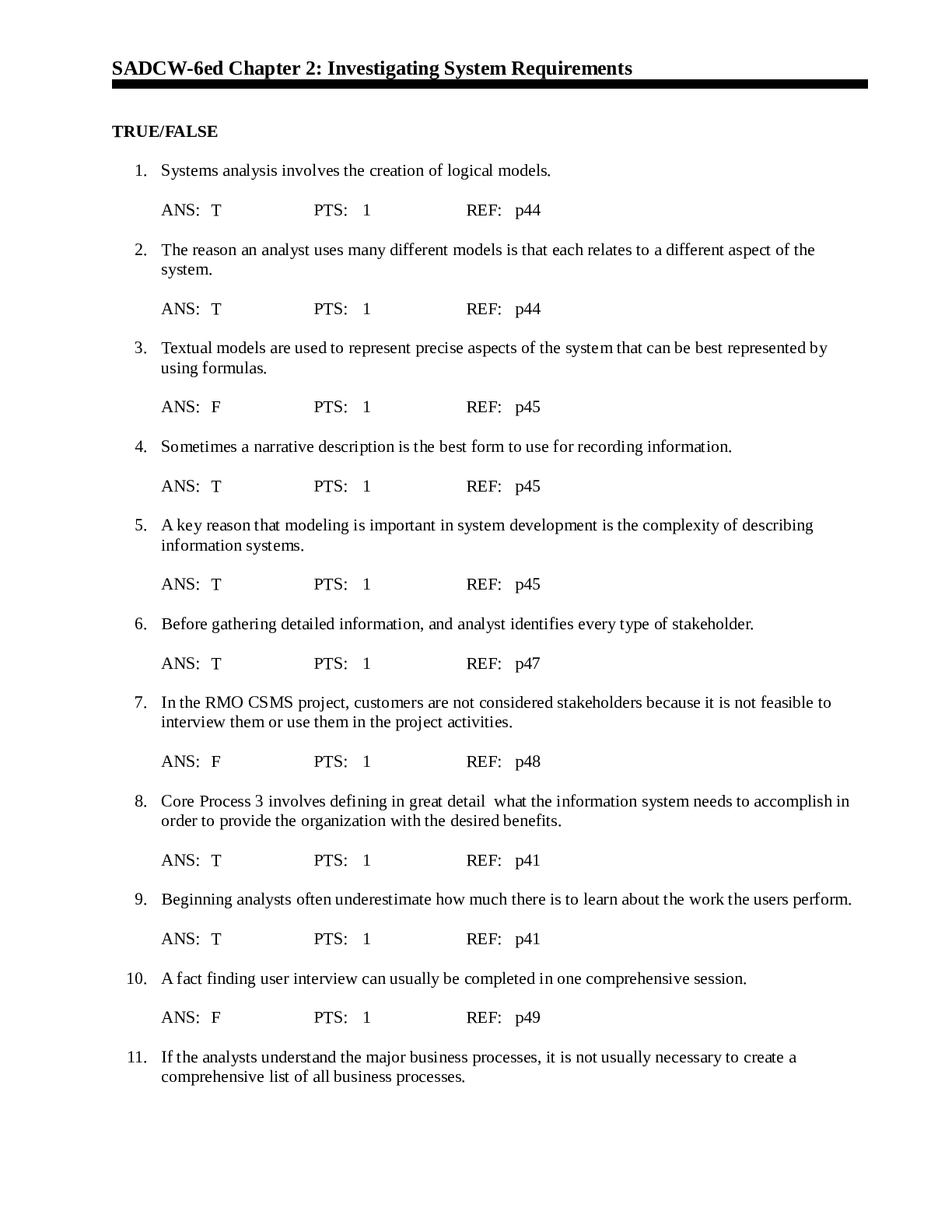 Preview image of SADCW-6ed Chapter 2 Investigating System Requirements document